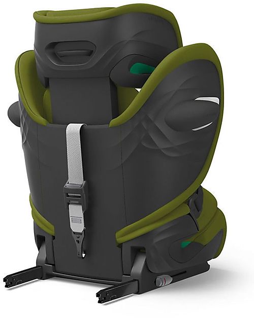 Cybex Seggiolino Auto Pallas G i-Size - Nature Green/Green - con Cuscino di Sicurezza Avanzata - Gruppo 1/2/3 Seggiolini Auto Gruppo 1/2/3