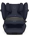 Cybex Seggiolino Auto Pallas G i-Size - Ocean Blue/Navy Blue - con Cuscino di Sicurezza Avanzata - Gruppo 1/2/3 Seggiolini Auto Gruppo 1/2/3