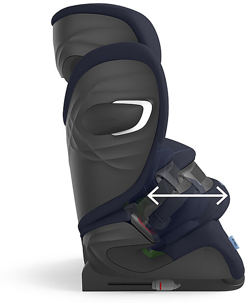 Cybex Seggiolino Auto Pallas G i-Size - Ocean Blue/Navy Blue - con Cuscino di Sicurezza Avanzata - Gruppo 1/2/3 Seggiolini Auto Gruppo 1/2/3