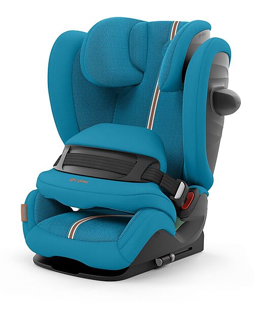 Cybex Seggiolino Auto Pallas G i-Size Plus - Beach Blue - con Cuscino di Sicurezza Avanzata - Gruppo 1/2/3 Seggiolini Auto Gruppo 1/2/3