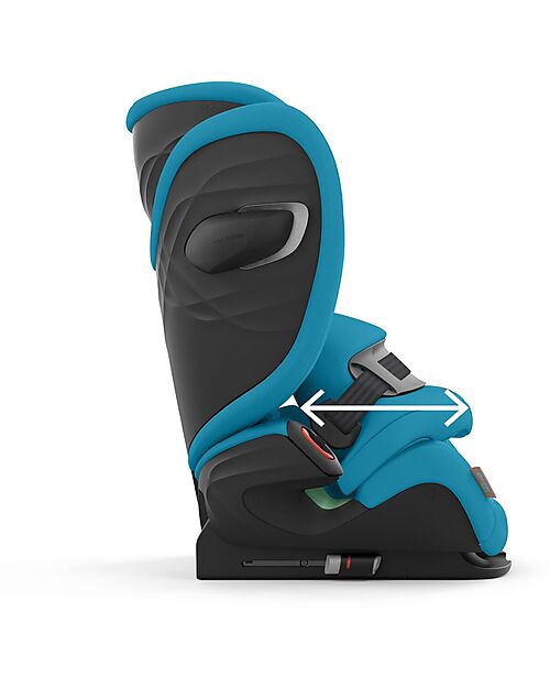 Cybex Seggiolino Auto Pallas G i-Size Plus - Beach Blue - con Cuscino di Sicurezza Avanzata - Gruppo 1/2/3 Seggiolini Auto Gruppo 1/2/3
