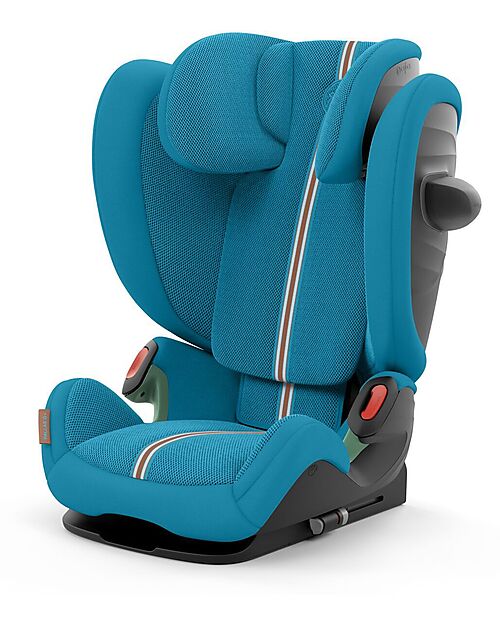 Cybex Seggiolino Auto Pallas G i-Size Plus - Beach Blue - con Cuscino di Sicurezza Avanzata - Gruppo 1/2/3 Seggiolini Auto Gruppo 1/2/3
