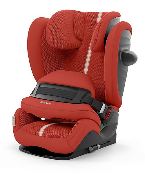 Cybex Seggiolino Auto Pallas G i-Size Plus - Hibiscus Red - con Cuscino di Sicurezza Avanzata - Gruppo 1/2/3 Seggiolini Auto Gruppo 1/2/3