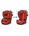 Cybex Seggiolino Auto Pallas G i-Size Plus - Hibiscus Red - con Cuscino di Sicurezza Avanzata - Gruppo 1/2/3 Seggiolini Auto Gruppo 1/2/3