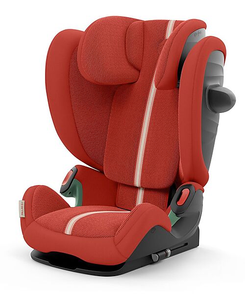 Cybex Seggiolino Auto Pallas G i-Size Plus - Hibiscus Red - con Cuscino di Sicurezza Avanzata - Gruppo 1/2/3 Seggiolini Auto Gruppo 1/2/3