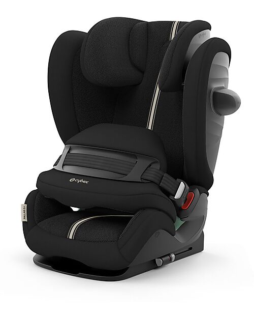 Cybex Seggiolino Auto Pallas G i-Size Plus - Moon Black - con Cuscino di Sicurezza Avanzata - Gruppo 1/2/3 Seggiolini Auto Gruppo 1/2/3