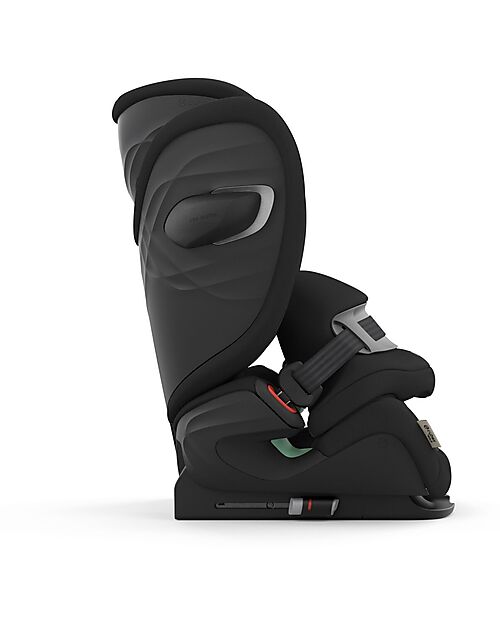 Cybex Seggiolino Auto Pallas G i-Size Plus - Moon Black - con Cuscino di Sicurezza Avanzata - Gruppo 1/2/3 Seggiolini Auto Gruppo 1/2/3