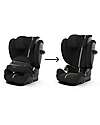 Cybex Seggiolino Auto Pallas G i-Size Plus - Moon Black - con Cuscino di Sicurezza Avanzata - Gruppo 1/2/3 Seggiolini Auto Gruppo 1/2/3