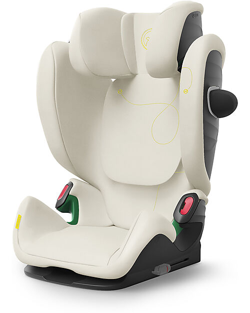 Cybex Seggiolino Auto Pallas G i-Size - Seashell Beige - con Cuscino di Sicurezza Avanzata - Gruppo 1/2/3 Seggiolini Auto Gruppo 1/2/3