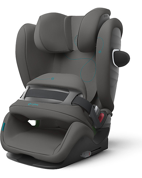 Cybex Seggiolino Auto Pallas G i-Size - Soho Grey - con Cuscino di Sicurezza Avanzata Seggiolini Auto Gruppo 1/2/3