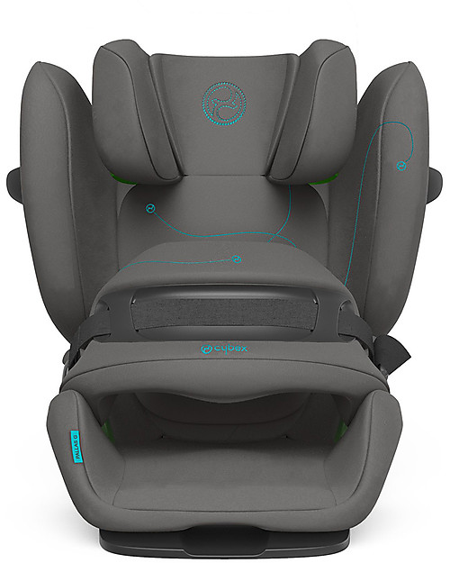 Cybex Seggiolino Auto Pallas G i-Size - Soho Grey - con Cuscino di Sicurezza Avanzata Seggiolini Auto Gruppo 1/2/3