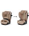 Cybex Seggiolino Auto Pallas G2 i-Size Plus - Almond Beige - con Cuscino di Sicurezza Avanzata - Gruppo 1/2/3 Seggiolini Auto Gruppo 1/2/3