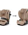 Cybex Seggiolino Auto Pallas G3 i-Size Plus - Almond Beige - con Cuscino di Sicurezza Avanzata - Gruppo 1/2/3 Seggiolini Auto Gruppo 1/2/3