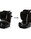 Cybex Seggiolino Auto Pallas G3 i-Size Plus - Moon Black - con Cuscino di Sicurezza Avanzata - Gruppo 1/2/3 Seggiolini Auto Gruppo 1/2/3