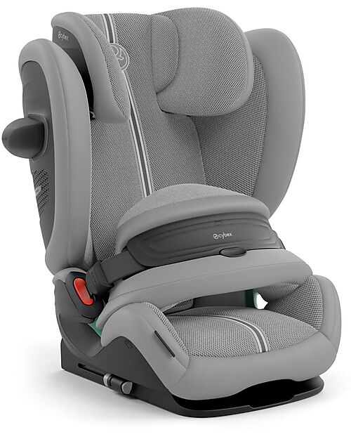 Cybex Seggiolino Auto Pallas G3 i-Size Plus - Stone Grey - con Cuscino di Sicurezza Avanzata - Gruppo 1/2/3 Seggiolini Auto Gruppo 1/2/3