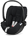 Cybex Seggiolino Auto per Neonati Cloud Z i-Size - Deep Black - Reclinabile con Rotazione 180° Seggiolini Auto Gruppo 0+/1