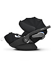 Cybex Seggiolino Auto per Neonati Cloud Z i-Size - Deep Black - Reclinabile con Rotazione 180° Seggiolini Auto Gruppo 0+/1