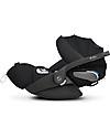 Cybex Seggiolino Auto per Neonati Cloud Z i-Size - Deep Black - Reclinabile con Rotazione 180° Seggiolini Auto Gruppo 0+/1