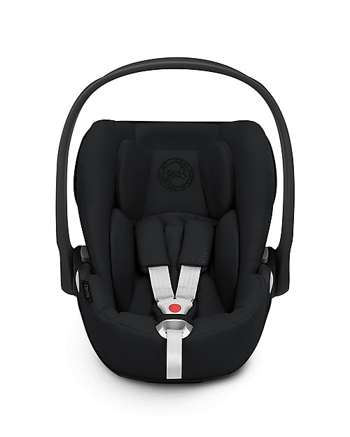 Cybex Seggiolino Auto per Neonati Cloud Z i-Size - Deep Black - Reclinabile con Rotazione 180° Seggiolini Auto Gruppo 0+/1