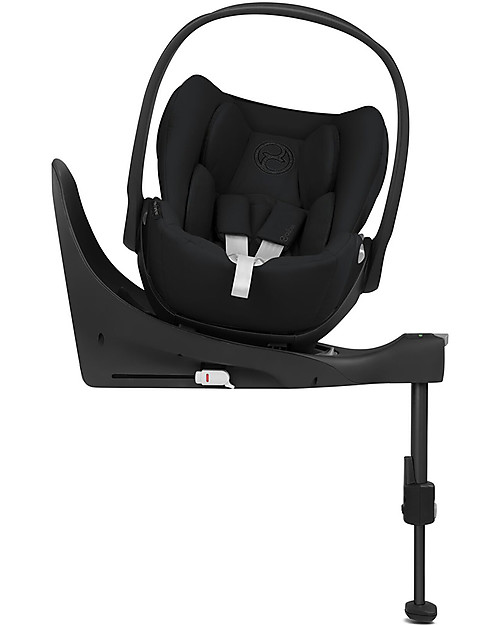 Cybex Seggiolino Auto per Neonati Cloud Z i-Size - Deep Black - Reclinabile con Rotazione 180° Seggiolini Auto Gruppo 0+/1