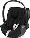 Cybex Seggiolino Auto per Neonati Cloud Z i-Size PLUS - Deep Black - Reclinabile con Rotazione 180° Seggiolini Auto Gruppo 0+/1