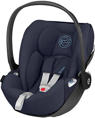 Cybex Seggiolino Auto per Neonati Cloud Z i-Size PLUS - Nautical Blue - Reclinabile con Rotazione 180° Seggiolini Auto Gruppo 0+/1