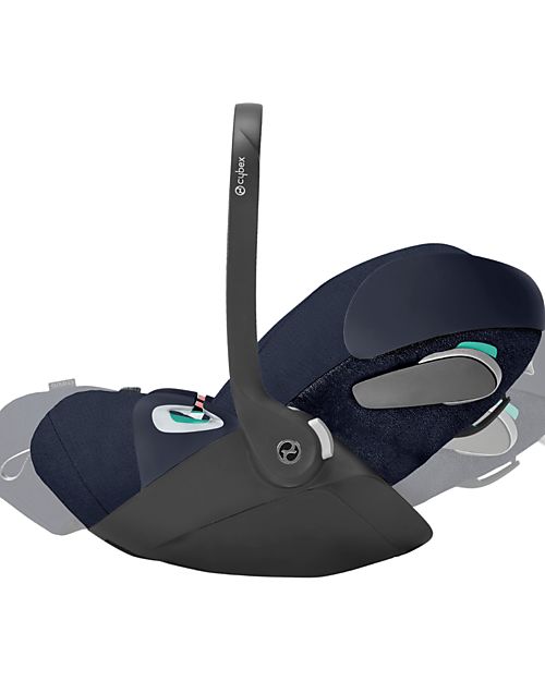 Cybex Seggiolino Auto per Neonati Cloud Z i-Size PLUS - Nautical Blue - Reclinabile con Rotazione 180° Seggiolini Auto Gruppo 0+/1