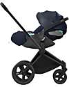 Cybex Seggiolino Auto per Neonati Cloud Z i-Size PLUS - Nautical Blue - Reclinabile con Rotazione 180° Seggiolini Auto Gruppo 0+/1