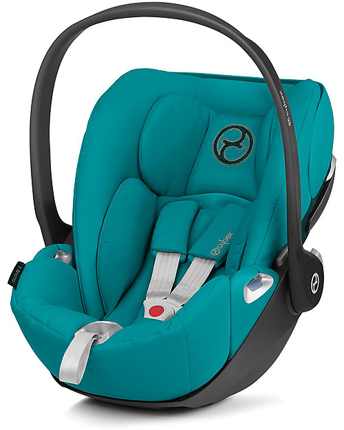 Cybex Seggiolino Auto per Neonati Cloud Z i-Size - River Blue - Reclinabile con Rotazione 180° Seggiolini Auto Gruppo 0+/1