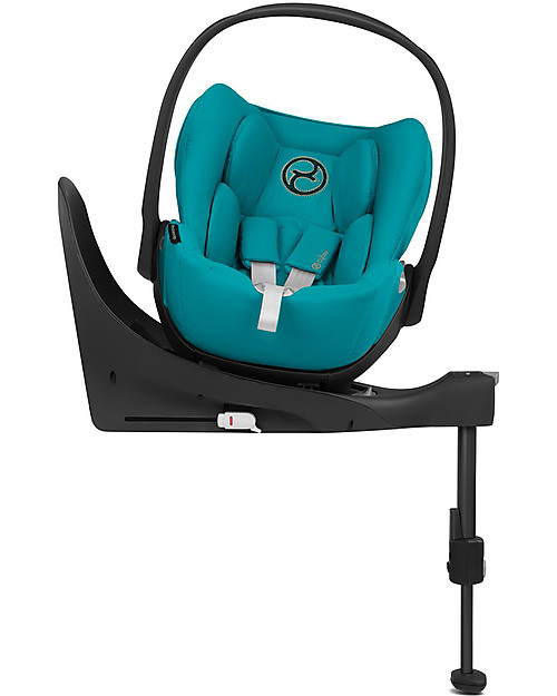 Cybex Seggiolino Auto per Neonati Cloud Z i-Size - River Blue - Reclinabile con Rotazione 180° Seggiolini Auto Gruppo 0+/1