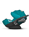 Cybex Seggiolino Auto per Neonati Cloud Z i-Size - River Blue - Reclinabile con Rotazione 180° Seggiolini Auto Gruppo 0+/1