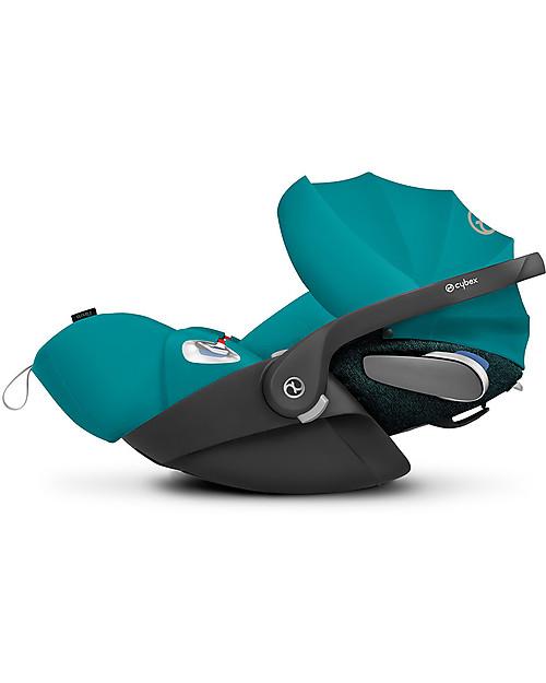 Cybex Seggiolino Auto per Neonati Cloud Z i-Size - River Blue - Reclinabile con Rotazione 180° Seggiolini Auto Gruppo 0+/1