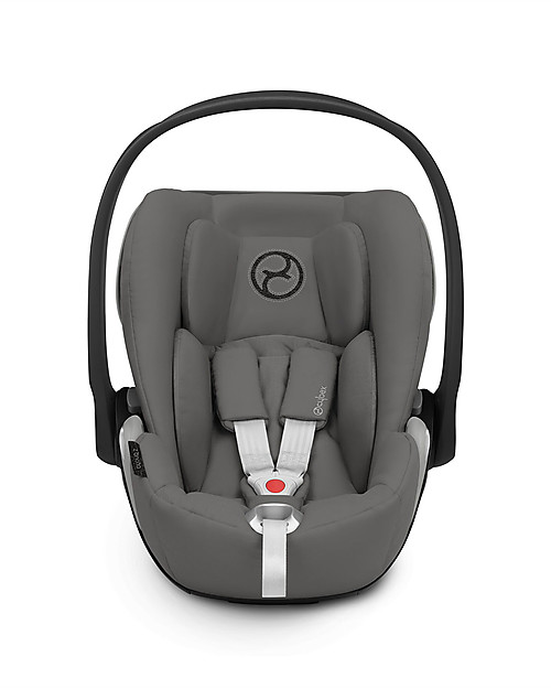 Cybex Seggiolino Auto per Neonati Cloud Z i-Size - Soho Grey - Reclinabile con Rotazione 180° Seggiolini Auto Gruppo 0+/1