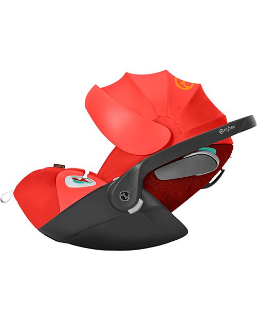 Cybex Seggiolino Auto per Neonati Cloud Z2 i-Size - Autumn Gold - Reclinabile con Rotazione 180° Seggiolini Auto Gruppo 0+/1