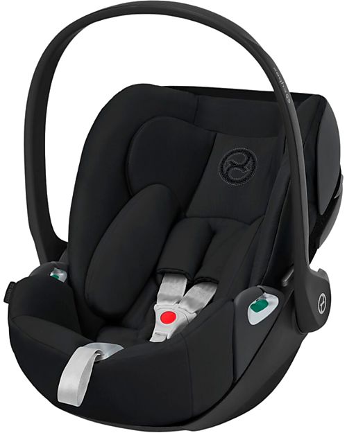 Cybex Seggiolino Auto per Neonati Cloud Z2 i-Size - Deep Black - Reclinabile con Rotazione 180° Seggiolini Auto Gruppo 0+/1