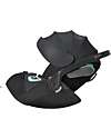 Cybex Seggiolino Auto per Neonati Cloud Z2 i-Size - Deep Black - Reclinabile con Rotazione 180° Seggiolini Auto Gruppo 0+/1