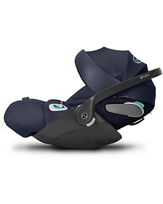 Cybex Seggiolino Auto per Neonati Cloud Z2 i-Size - Nautical Blue - Reclinabile con Rotazione 180° Seggiolini Auto Gruppo 0+/1
