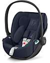 Cybex Seggiolino Auto per Neonati Cloud Z2 i-Size - Nautical Blue - Reclinabile con Rotazione 180° Seggiolini Auto Gruppo 0+/1