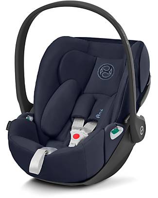 Cybex Seggiolino Auto per Neonati Cloud Z2 i-Size - Nautical Blue - Reclinabile con Rotazione 180° Seggiolini Auto Gruppo 0+/1