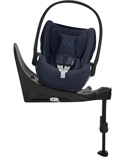 Cybex Seggiolino Auto per Neonati Cloud Z2 i-Size - Nautical Blue - Reclinabile con Rotazione 180° Seggiolini Auto Gruppo 0+/1