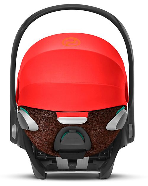 Cybex Seggiolino Auto per Neonati Cloud Z2 i-Size Plus - Autumn Gold - Reclinabile con Rotazione 180° Seggiolini Auto Gruppo 0+/1