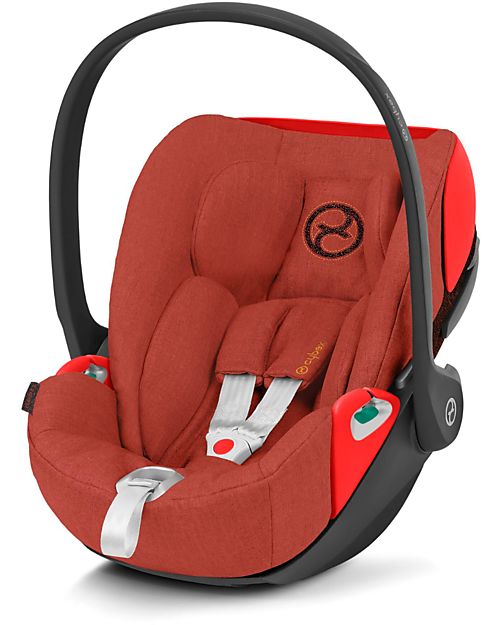 Cybex Seggiolino Auto per Neonati Cloud Z2 i-Size Plus - Autumn Gold - Reclinabile con Rotazione 180° Seggiolini Auto Gruppo 0+/1
