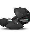 Cybex Seggiolino Auto per Neonati Cloud Z2 i-Size Plus - Deep Black - Reclinabile con Rotazione 180° Seggiolini Auto Gruppo 0+/1