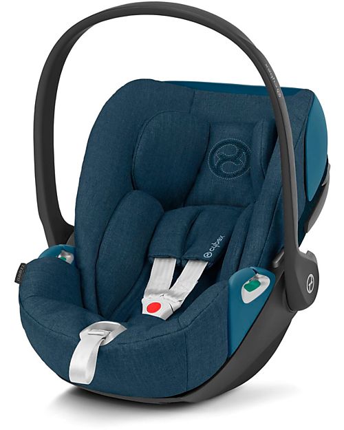 Cybex Seggiolino Auto per Neonati Cloud Z2 i-Size Plus - Mountain Blue - Reclinabile con Rotazione 180° Seggiolini Auto Gruppo 0+/1