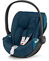 Cybex Seggiolino Auto per Neonati Cloud Z2 i-Size Plus - Mountain Blue - Reclinabile con Rotazione 180° Seggiolini Auto Gruppo 0+/1