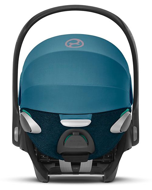 Cybex Seggiolino Auto per Neonati Cloud Z2 i-Size Plus - Mountain Blue - Reclinabile con Rotazione 180° Seggiolini Auto Gruppo 0+/1