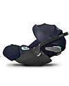 Cybex Seggiolino Auto per Neonati Cloud Z2 i-Size Plus - Nautical Blue - Reclinabile con Rotazione 180° Seggiolini Auto Gruppo 0+/1