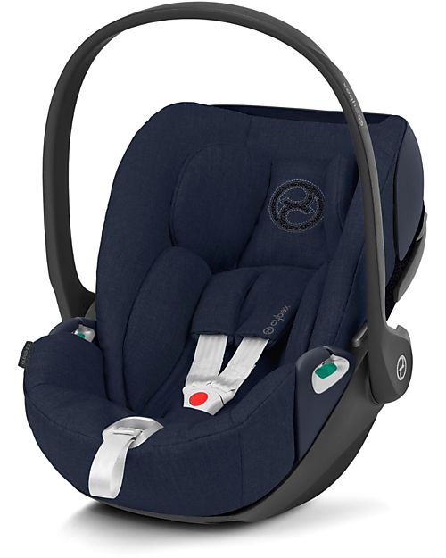 Cybex Seggiolino Auto per Neonati Cloud Z2 i-Size Plus - Nautical Blue - Reclinabile con Rotazione 180° Seggiolini Auto Gruppo 0+/1