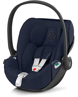 Cybex Seggiolino Auto per Neonati Cloud Z2 i-Size Plus - Nautical Blue - Reclinabile con Rotazione 180° Seggiolini Auto Gruppo 0+/1