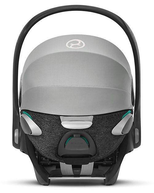 Cybex Seggiolino Auto per Neonati Cloud Z2 i-Size Plus - Soho Grey - Reclinabile con Rotazione 180° Seggiolini Auto Gruppo 0+/1